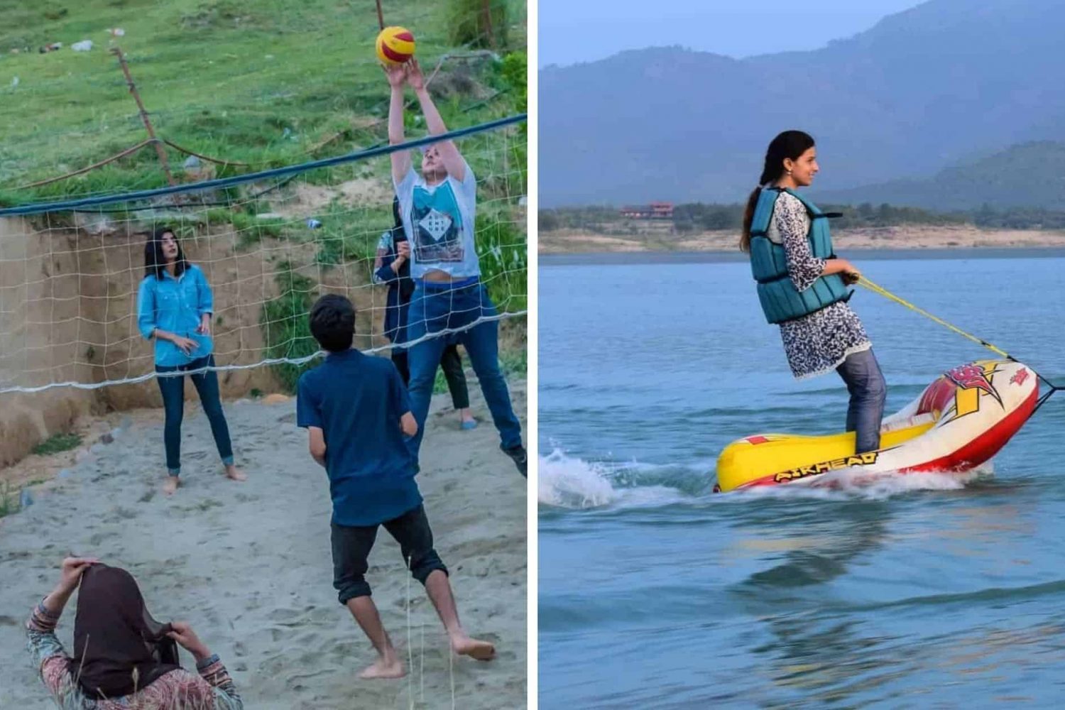 adventure activites at khapur dam